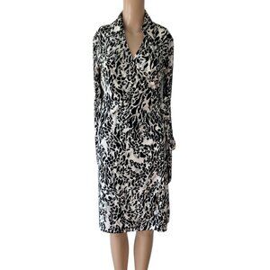 Express Real Wrap Size 5/6 Animal Print Dress